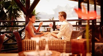 Dîner romantique au restaurant Le Kotémer, ILOHA Seaview Hotel 3*, île de la Réunion