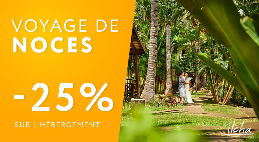 Offre Voyage de Noces - lune de miel, ILOHA Seaview Hotel 3*, île de la Réunion