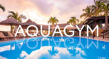 Aquagym lessons, ILOHA Seaview Hotel 3*, Reunion island