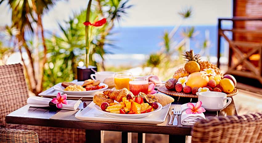 Un brunch gourmand, ILOHA Seaview Hotel 3*, île de la Réunion